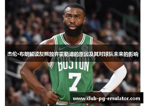 杰伦·布朗解读灰熊放弃霍勒迪的原因及其对球队未来的影响